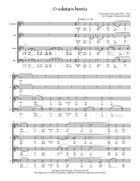 O salutaris hostia in D