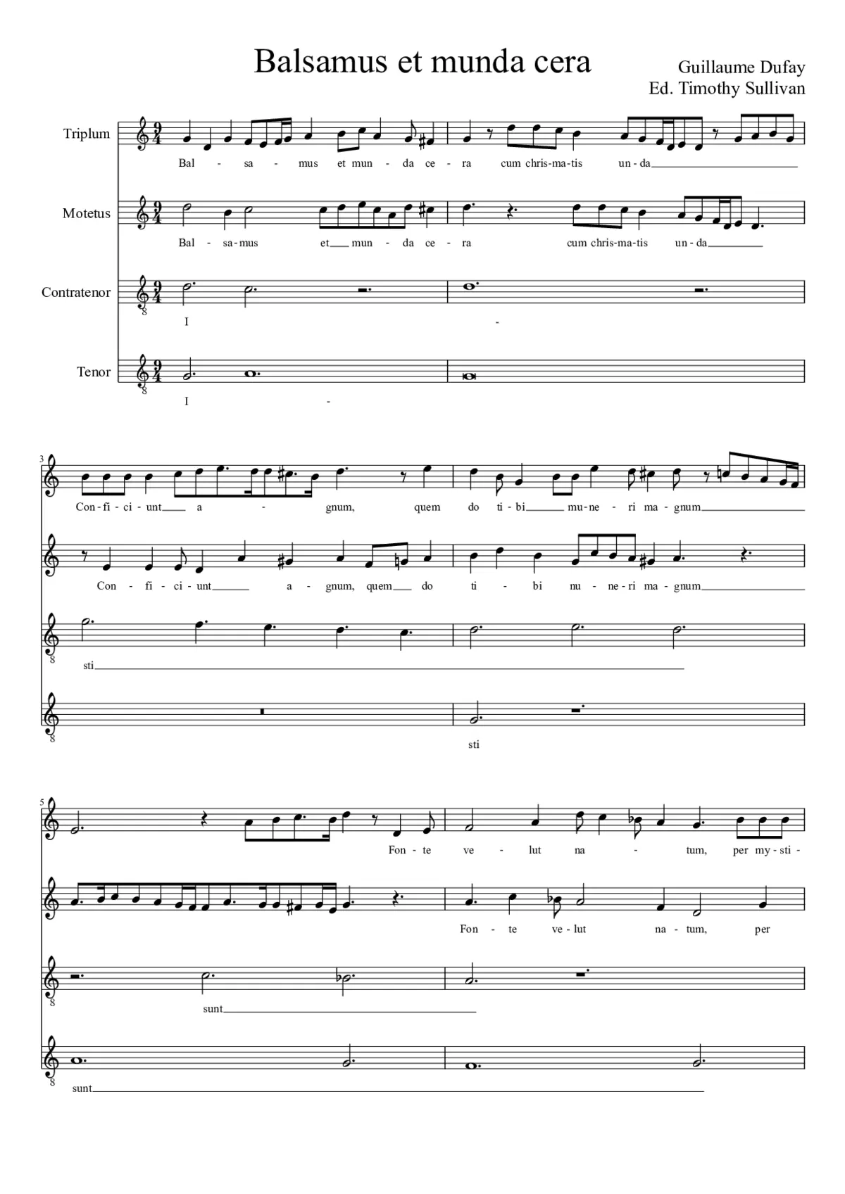 Balsamus et munda cera - Page 1
