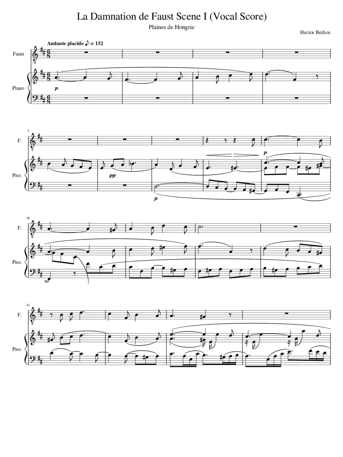 La damnation de Faust H 111 - Page 1