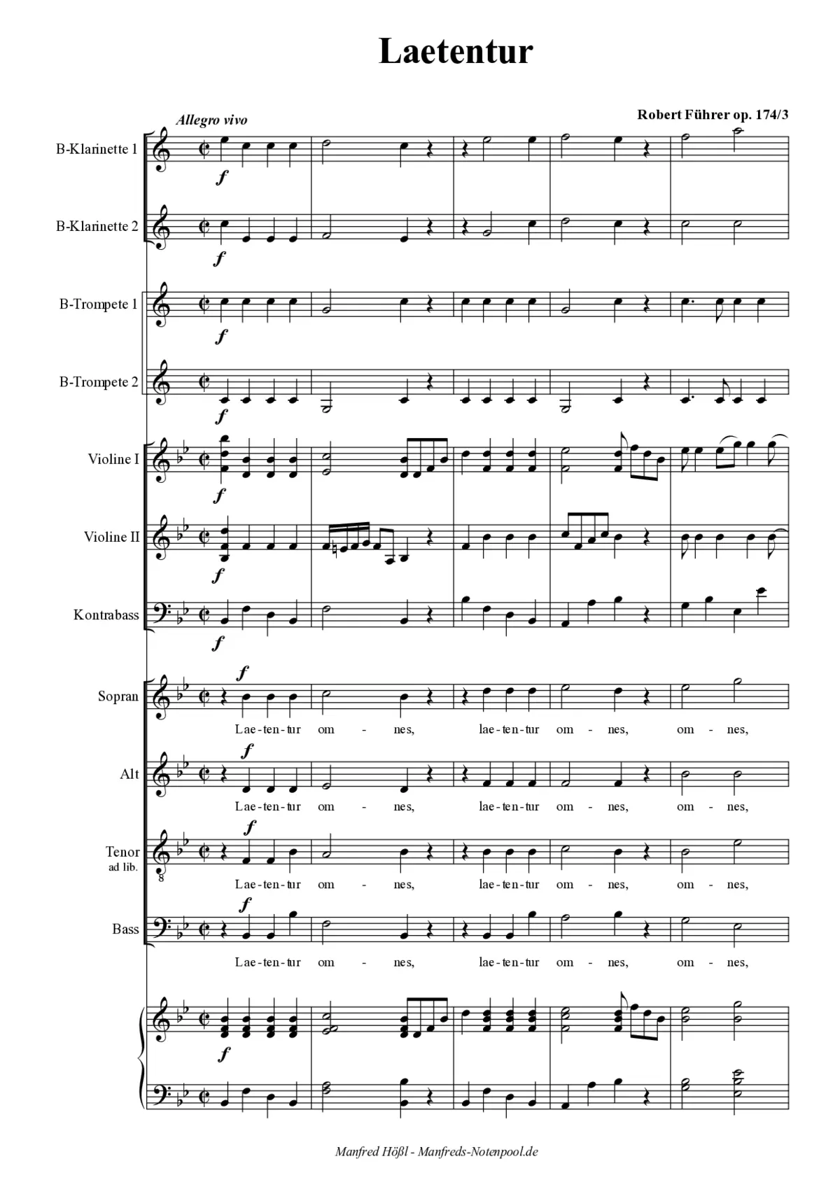 3 Offertorien aus op. 174 - Page 1