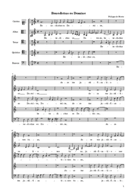 Benedictus es Domine