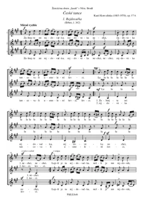 České tance, op. 17 A