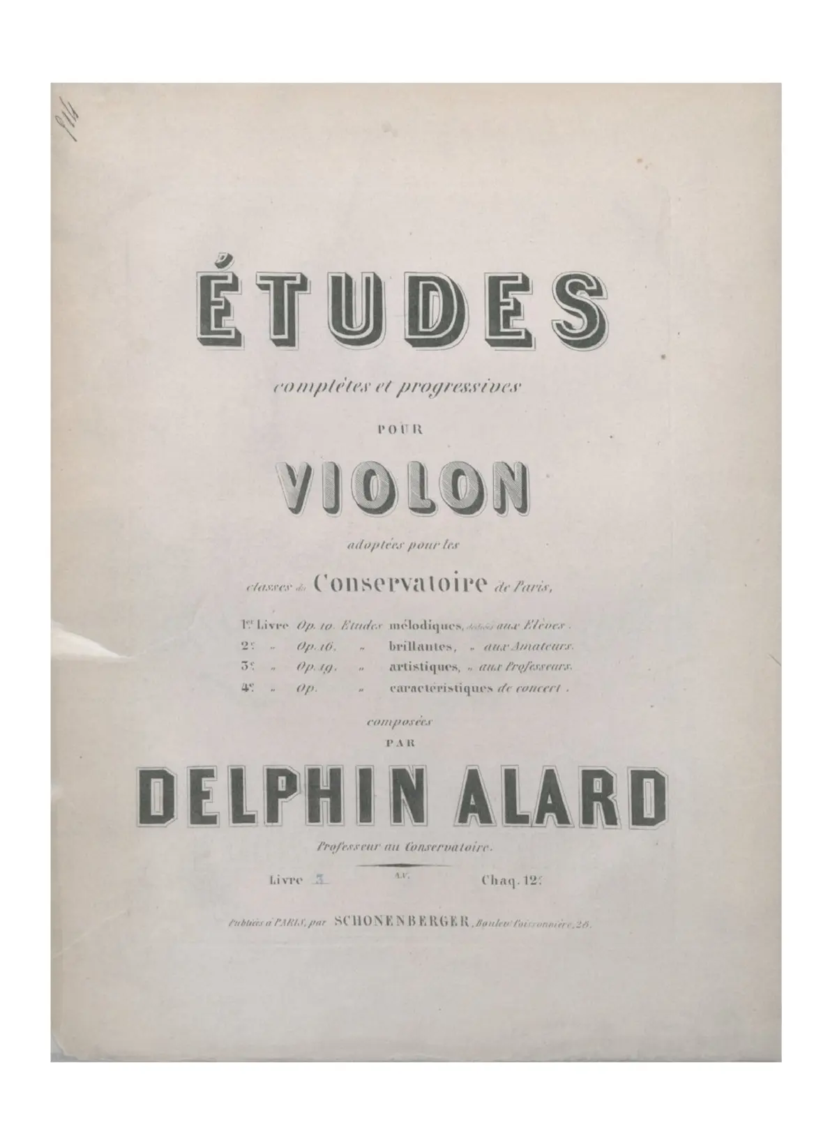 10 Études artistiques - Page 1