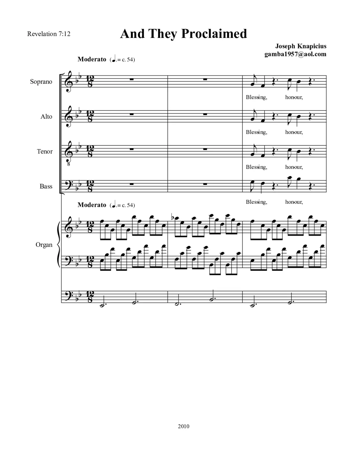 And They Proclaimed - Page 1