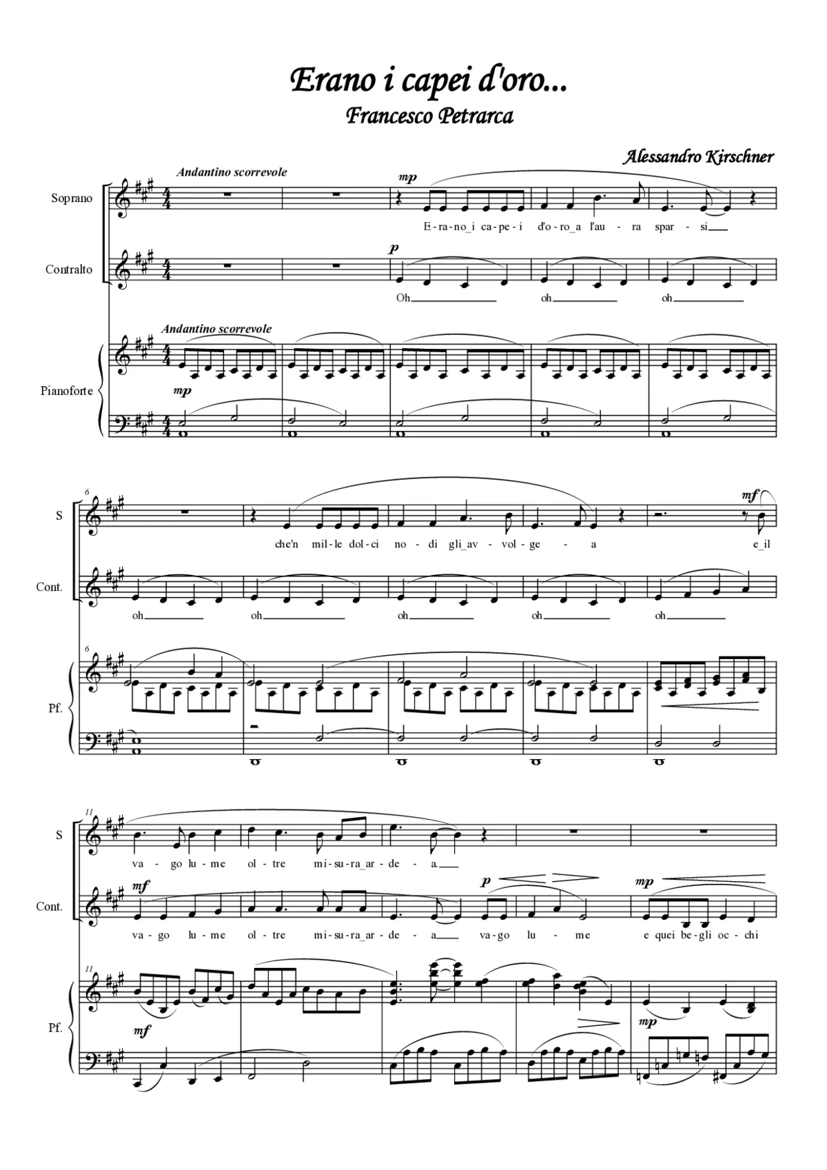 Erano i capei d'oro - Page 1