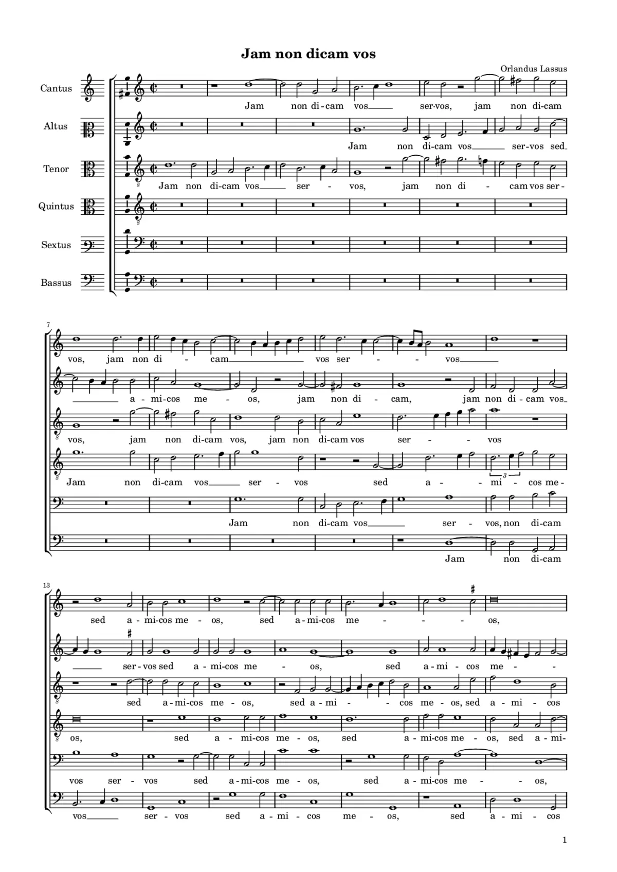 Jam non dicam vos - Page 1