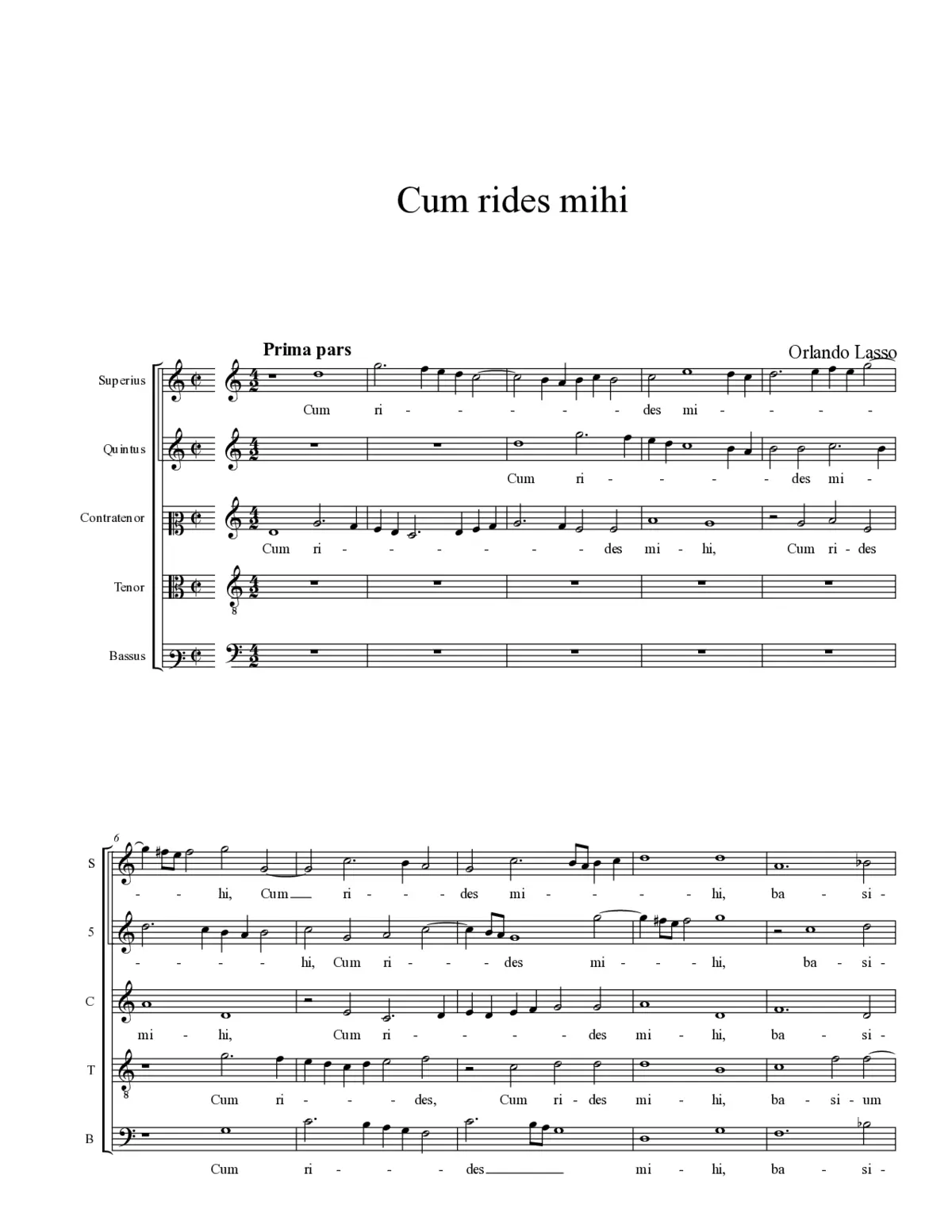Cum rides mihi - Page 1
