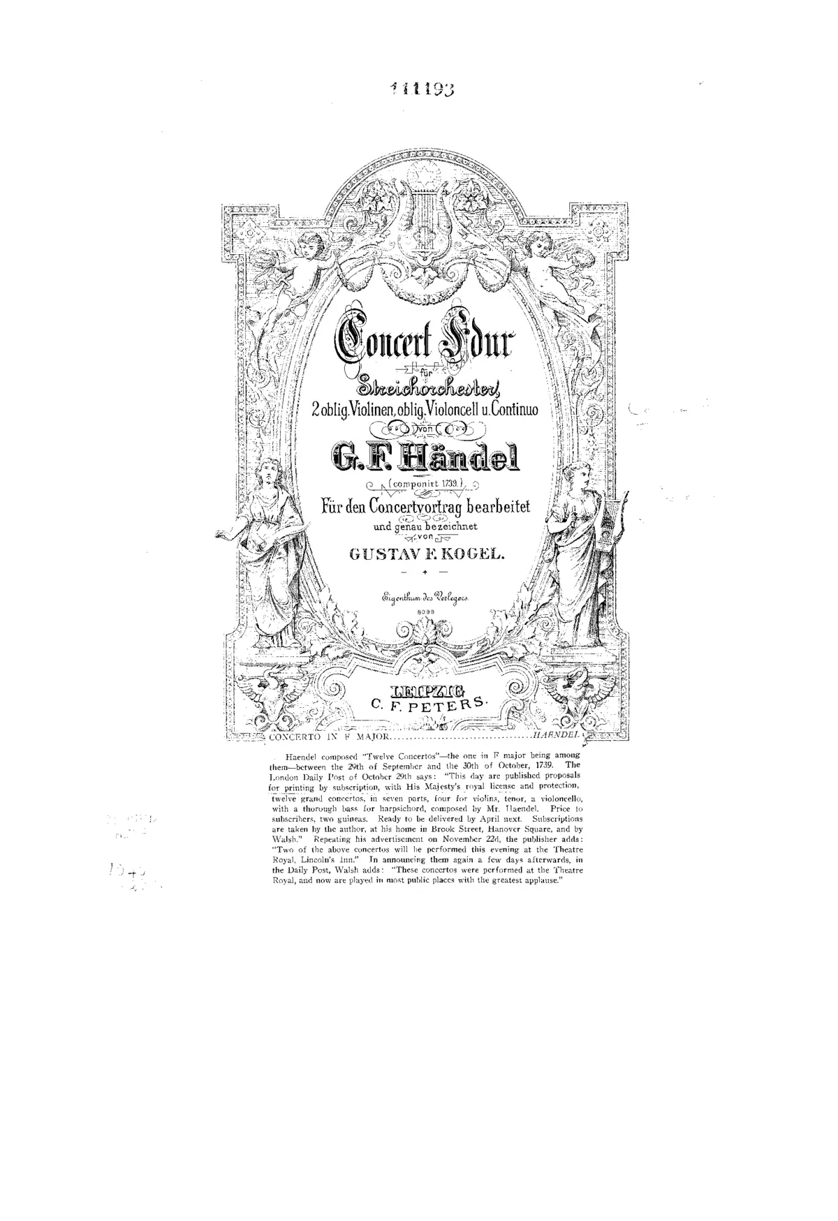 Concerto Grosso in F major - Page 1