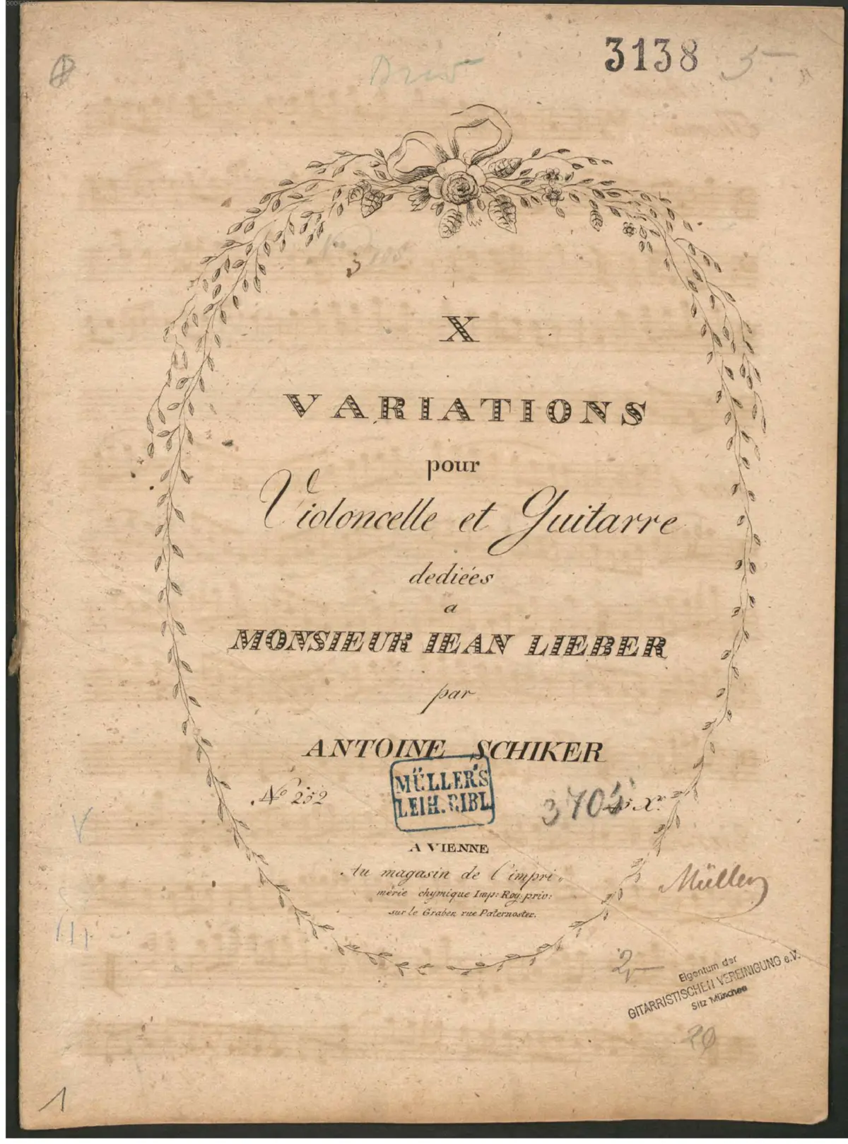 10 Variations for Cello and Guitar - Page 1