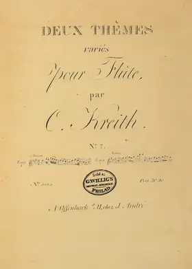 2 Themes with Variations for Flute, Book 7