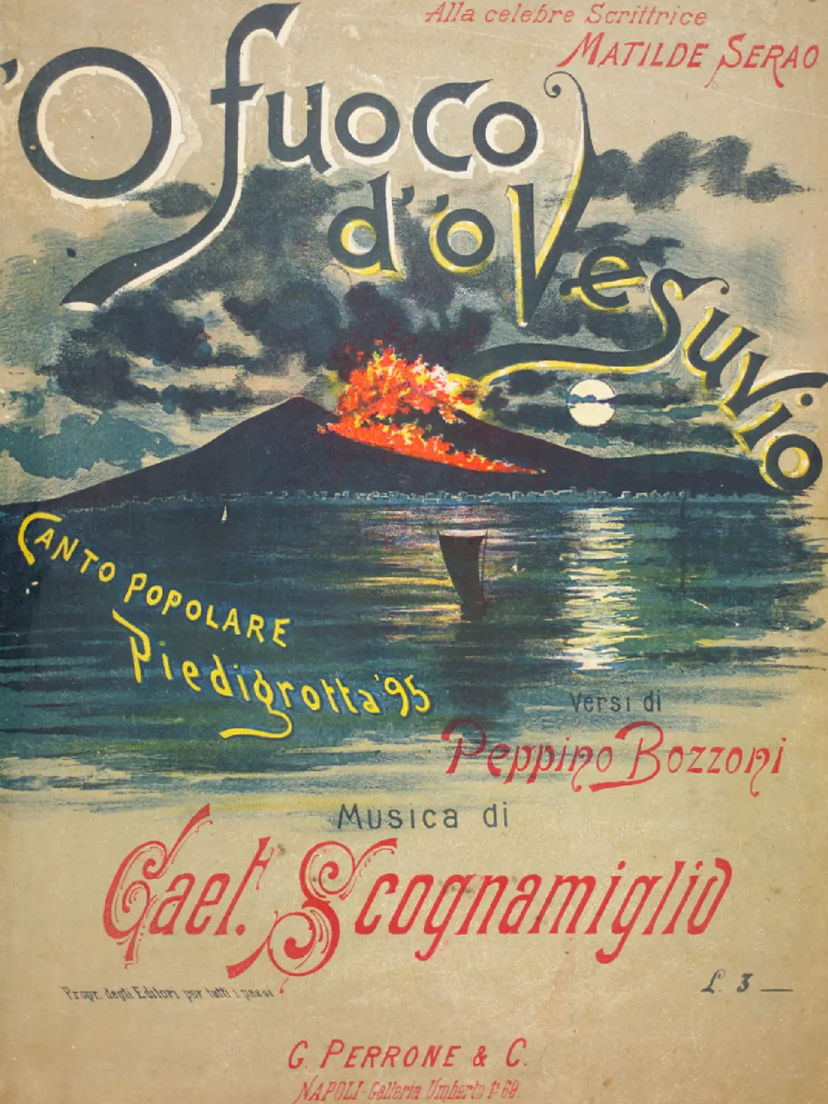 'O fuoco d' 'o Vesuvio - Page 1