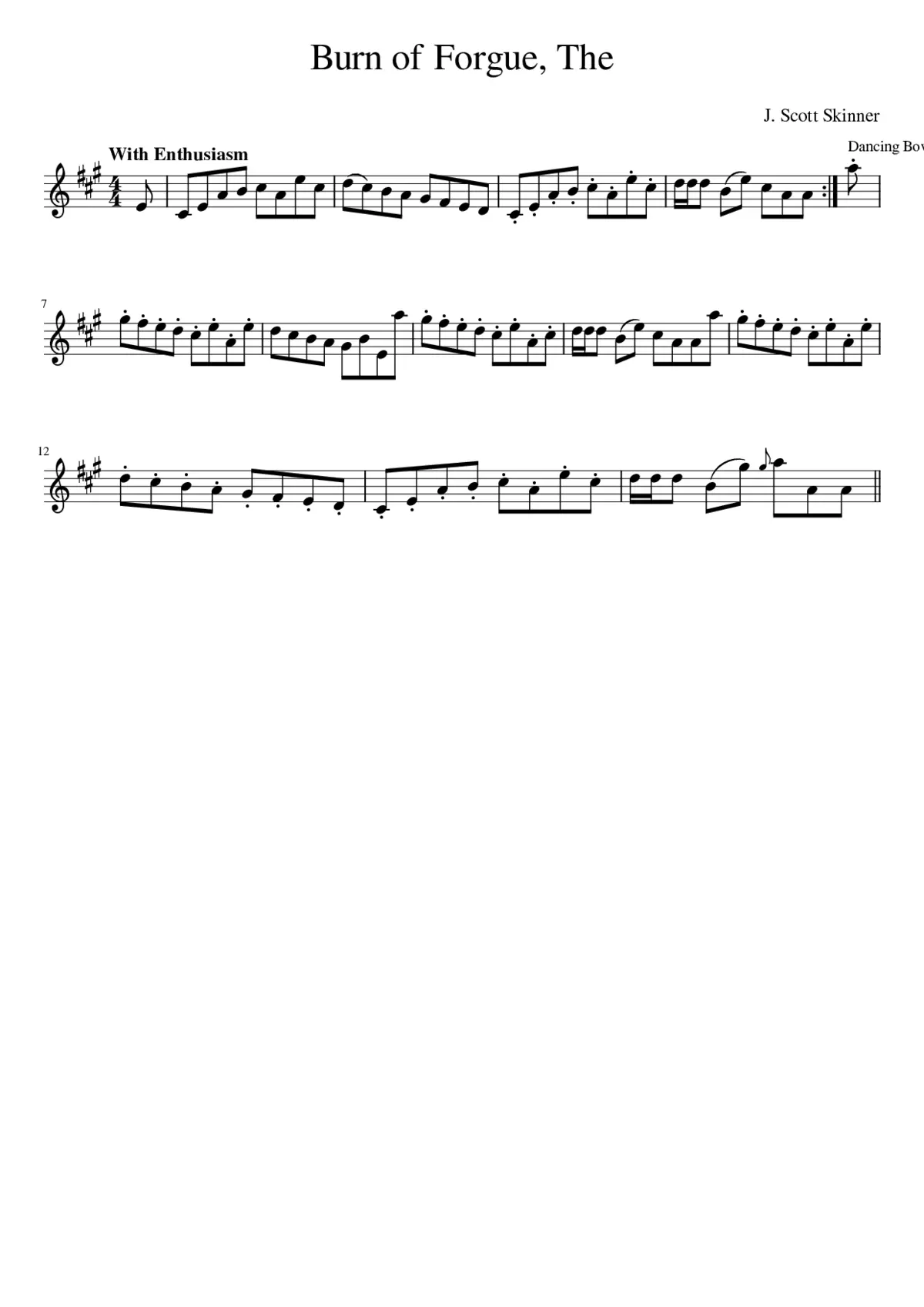 The Burn of Forgue - Page 1