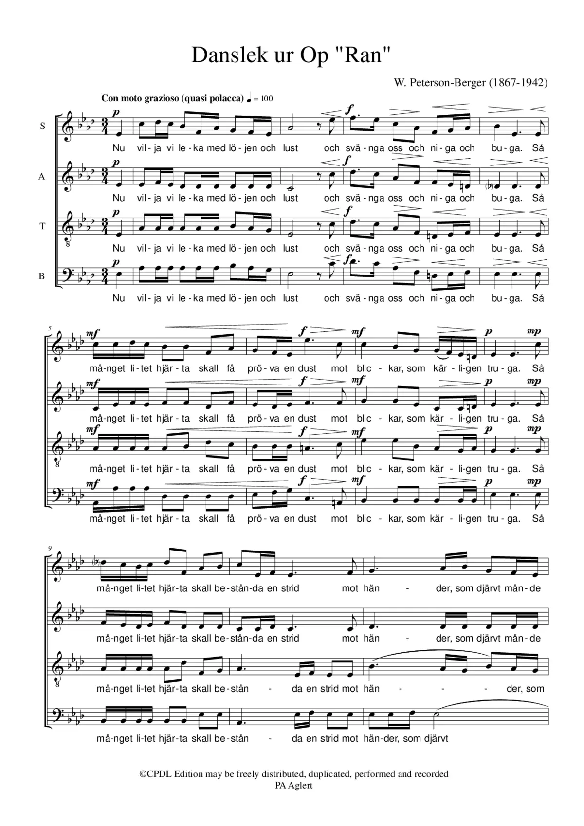 Danslek ur Op "Ran" - Page 1