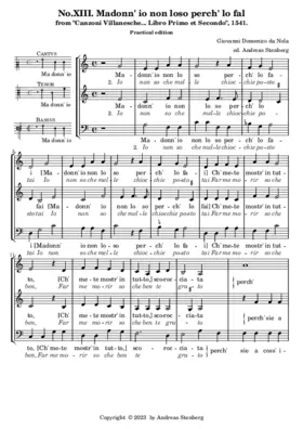 Madonna io non lo so