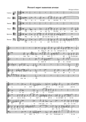 Peccavi super numerum arenae