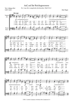 Auf, auf, ihr Reichsgenossen, WoO VI 17, No. 2