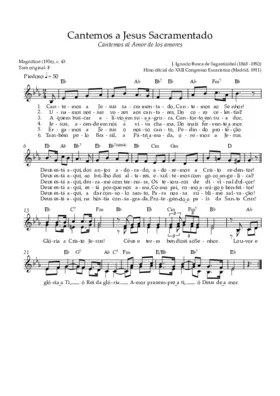 Cantemos al Amor de los amores