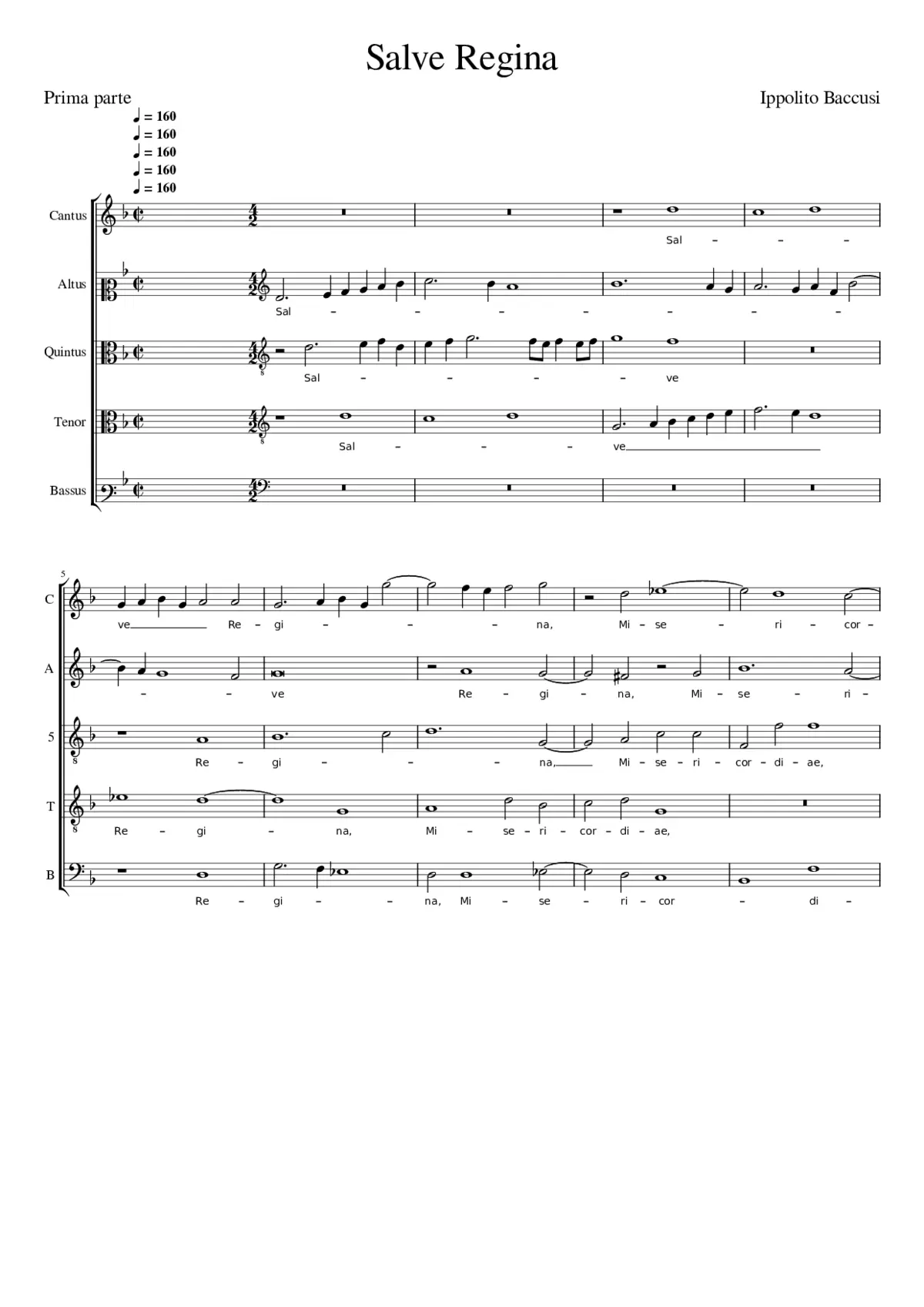 Salve Regina - Page 1