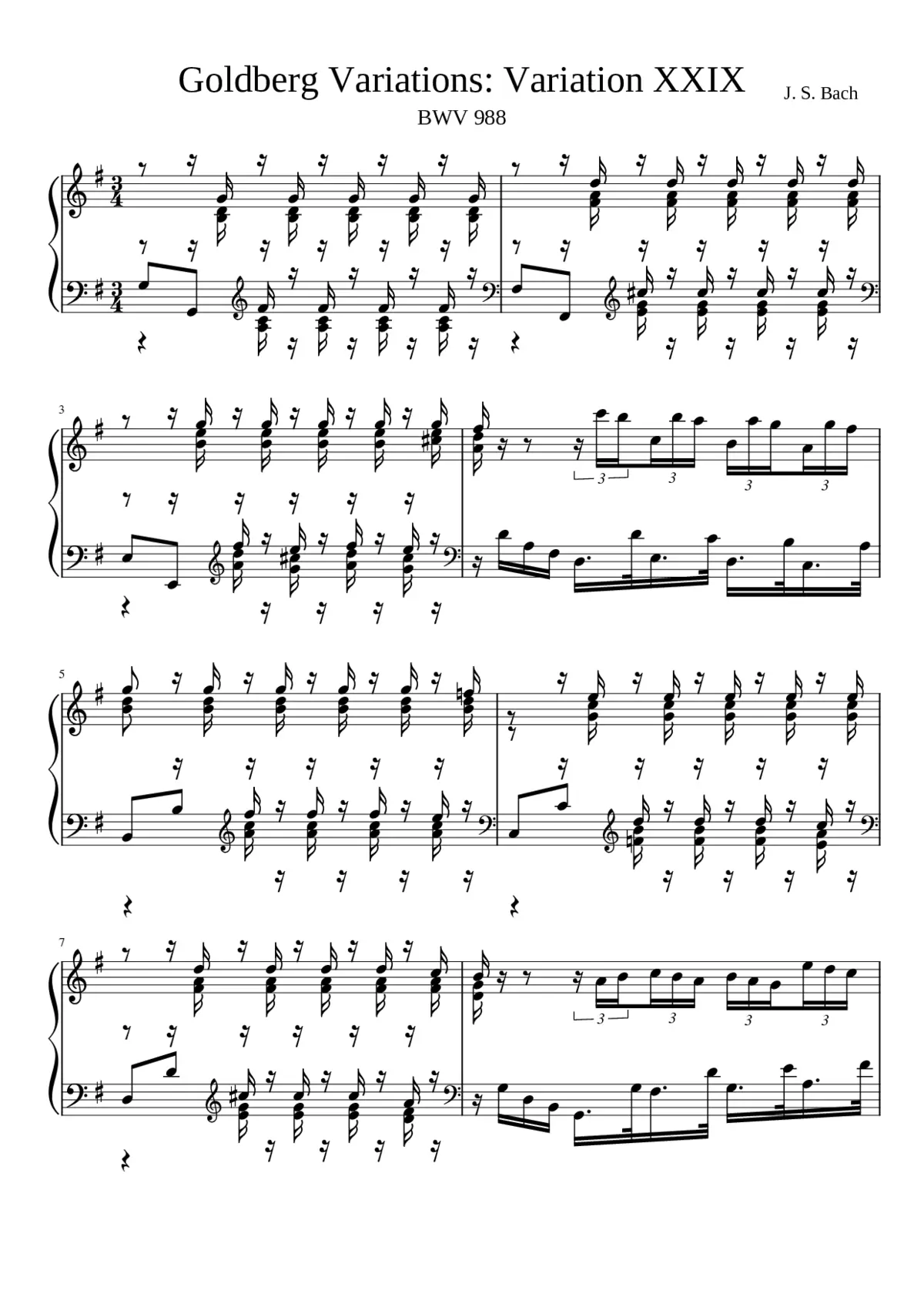 Goldberg-Variationen BWV 988 - Page 1
