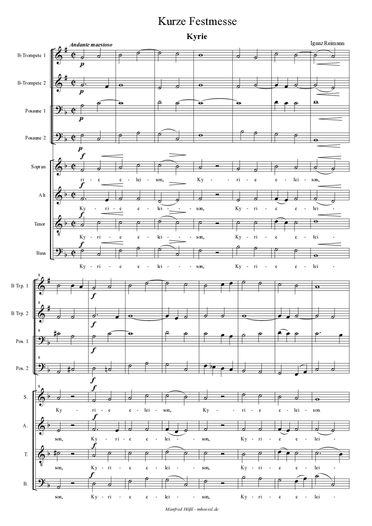 Kurz Festmesse in F - Page 1