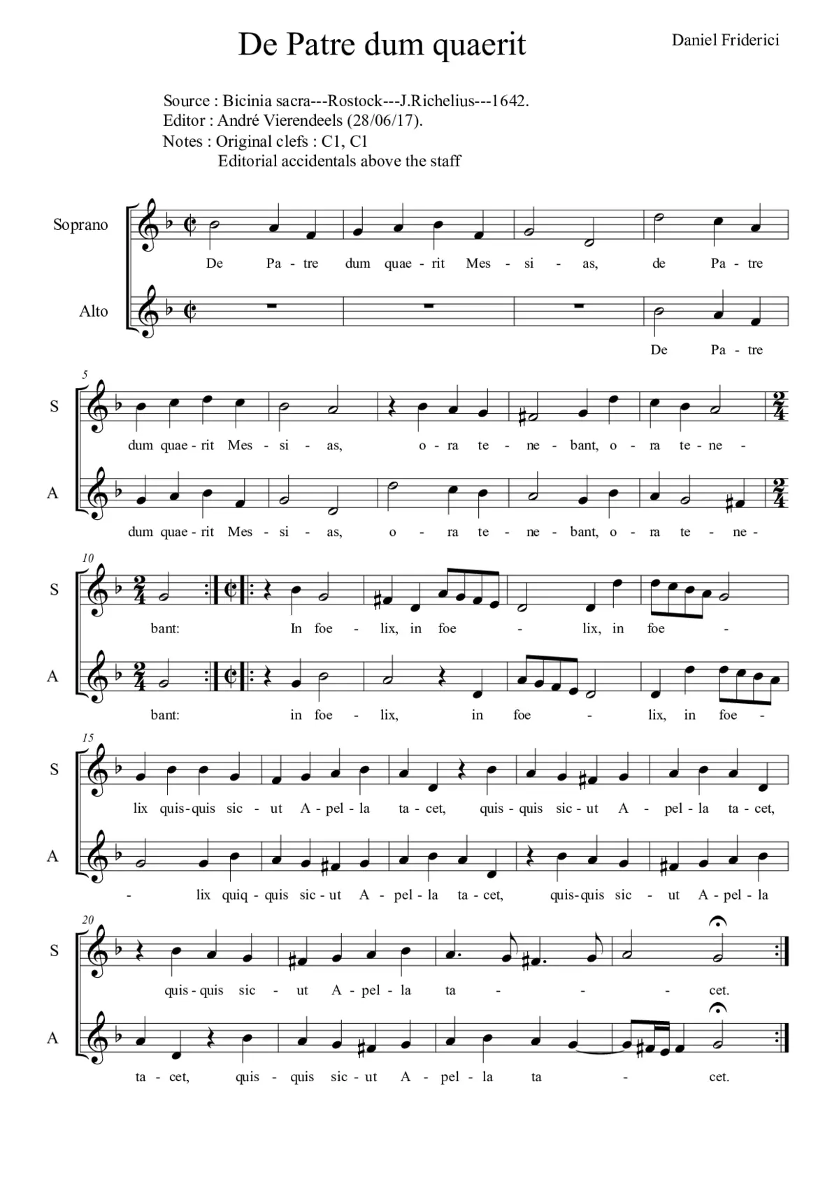 De Patre dum quaerit Messias - Page 1