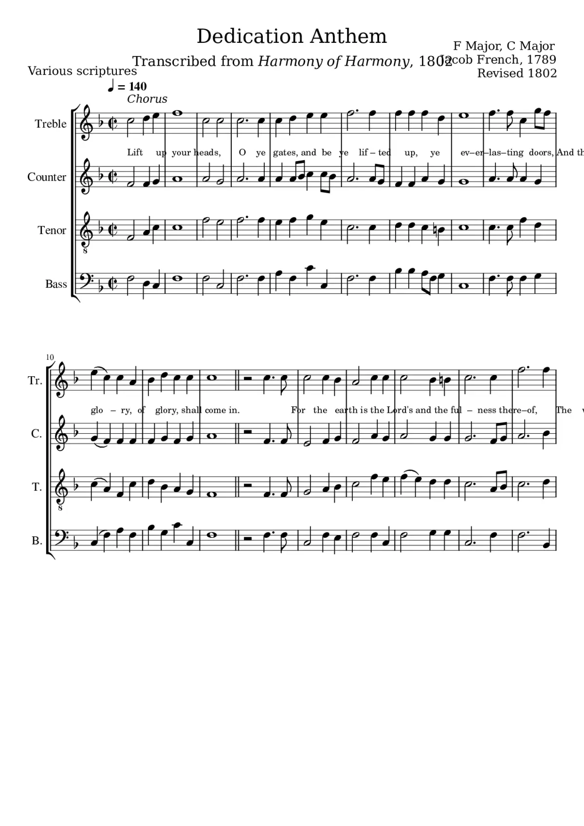 Dedication Anthem - Page 1