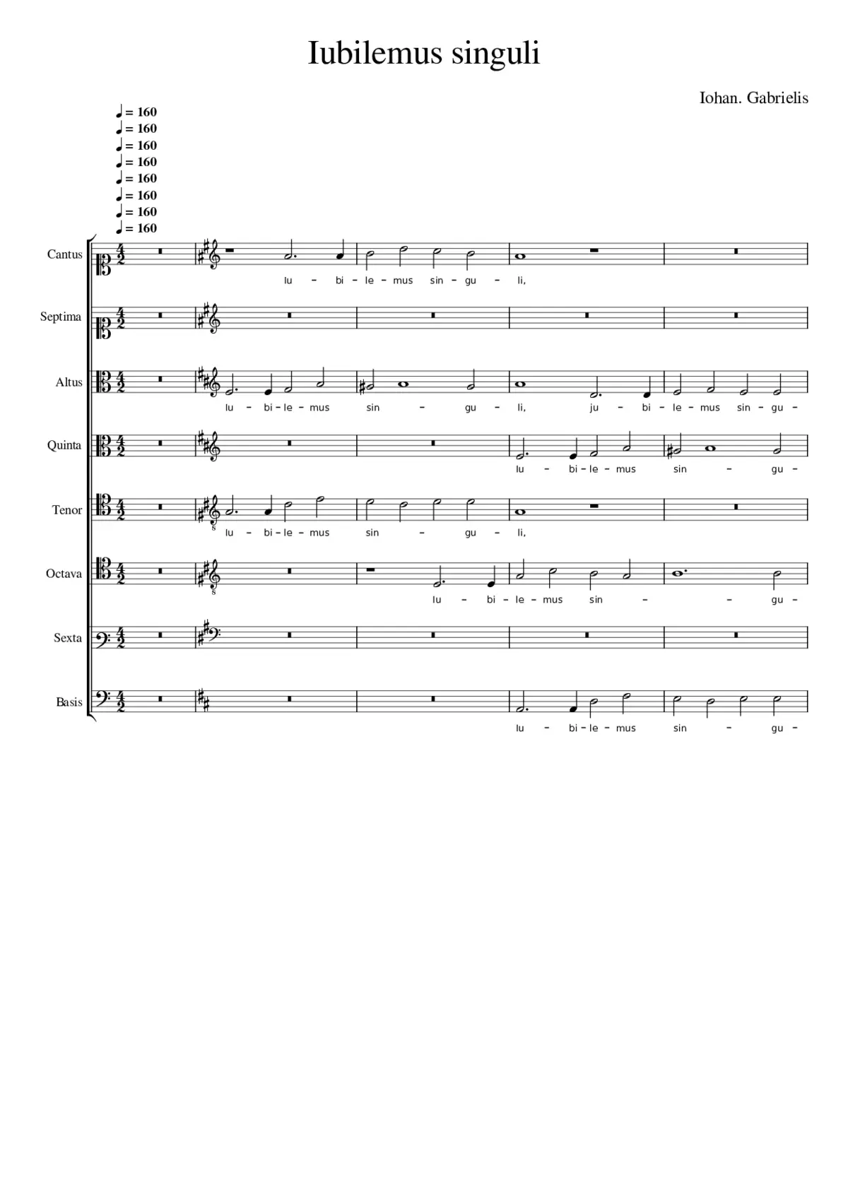 Iubilemus singuli - Page 1