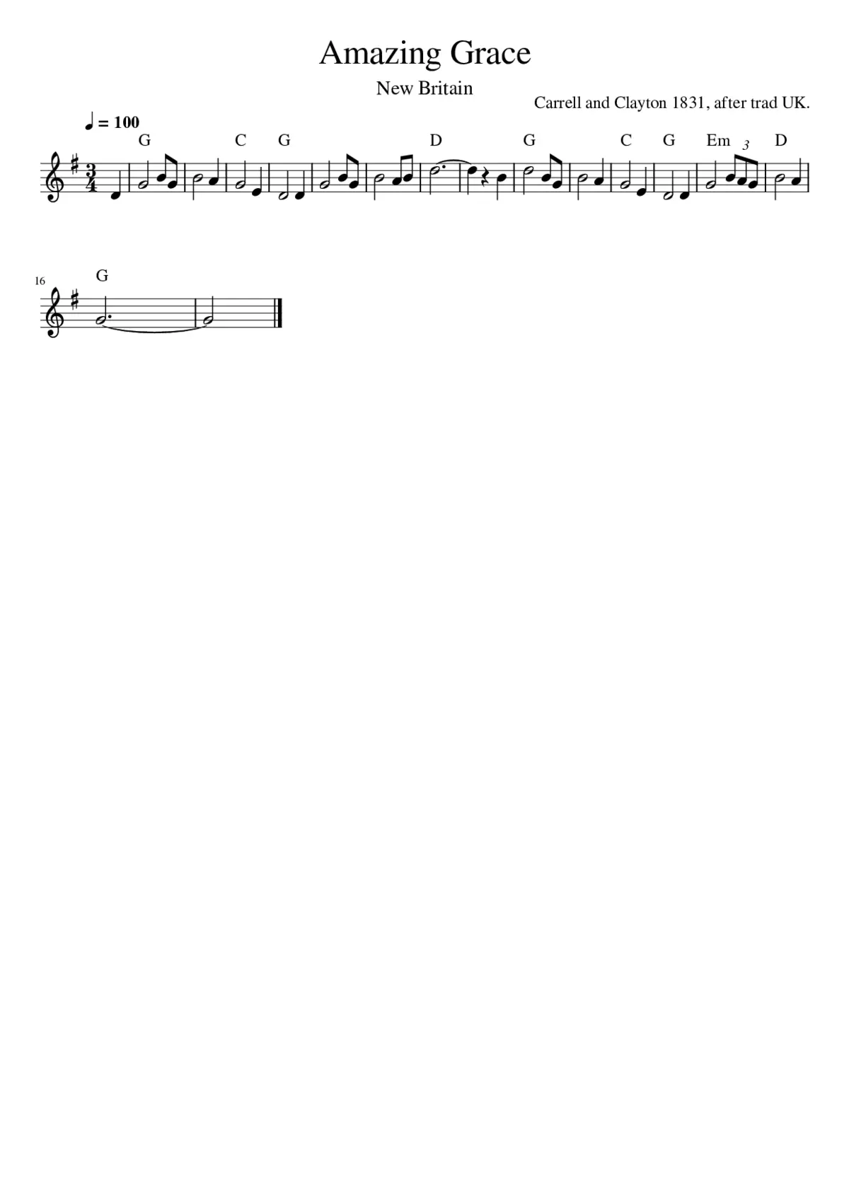 amazing grace - Page 1