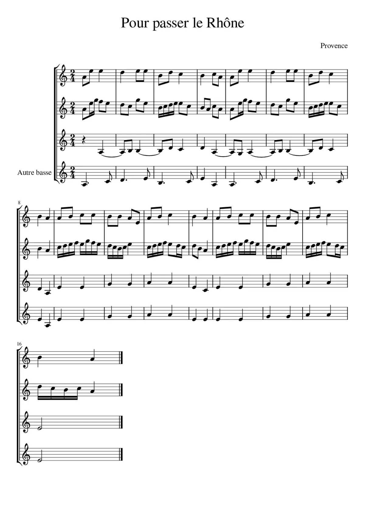 Pour passer le Rhône - Page 1