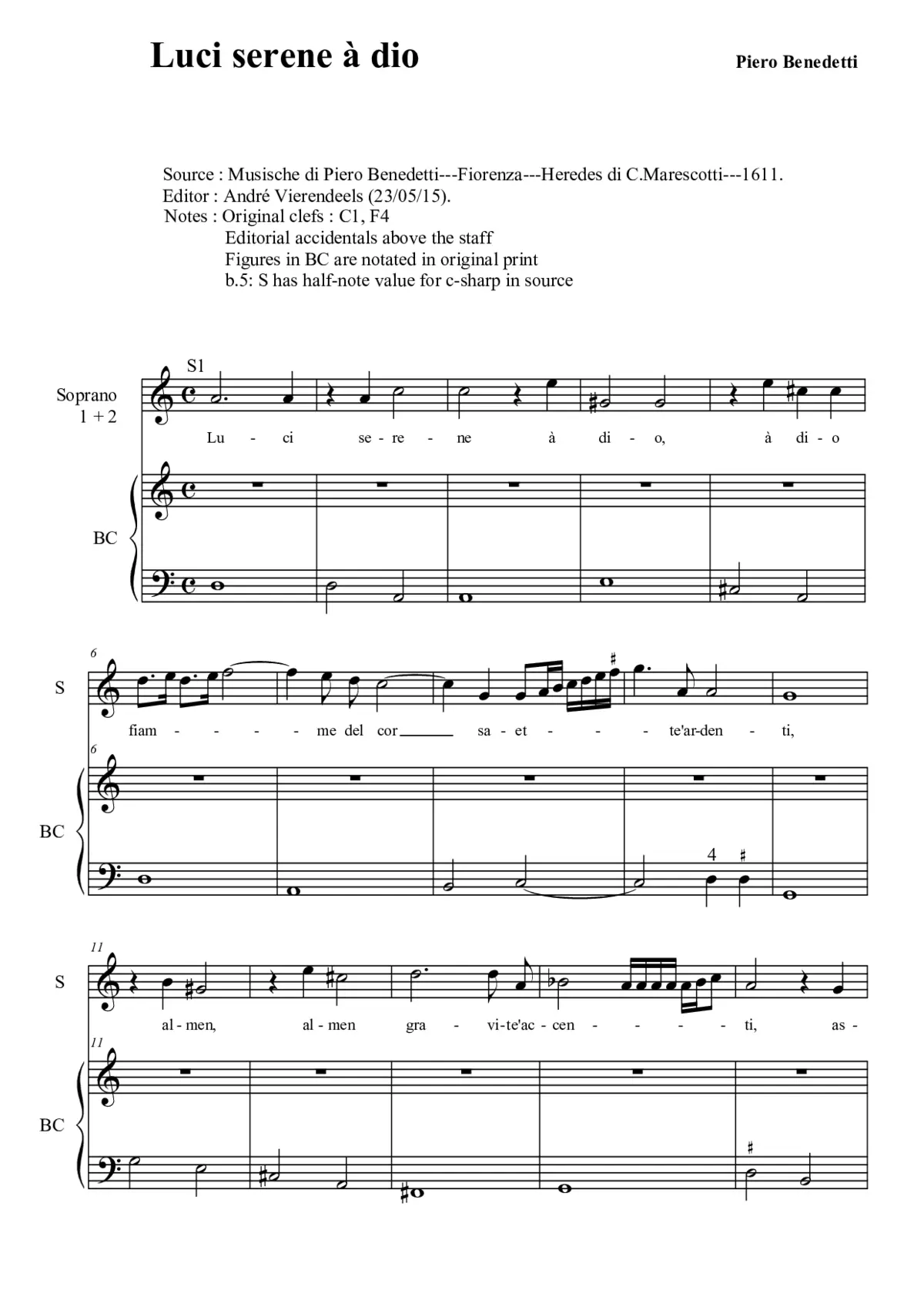 Luci serene à dio - Page 1