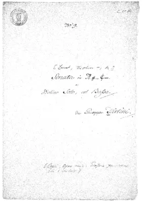 Violin Sonata in A major