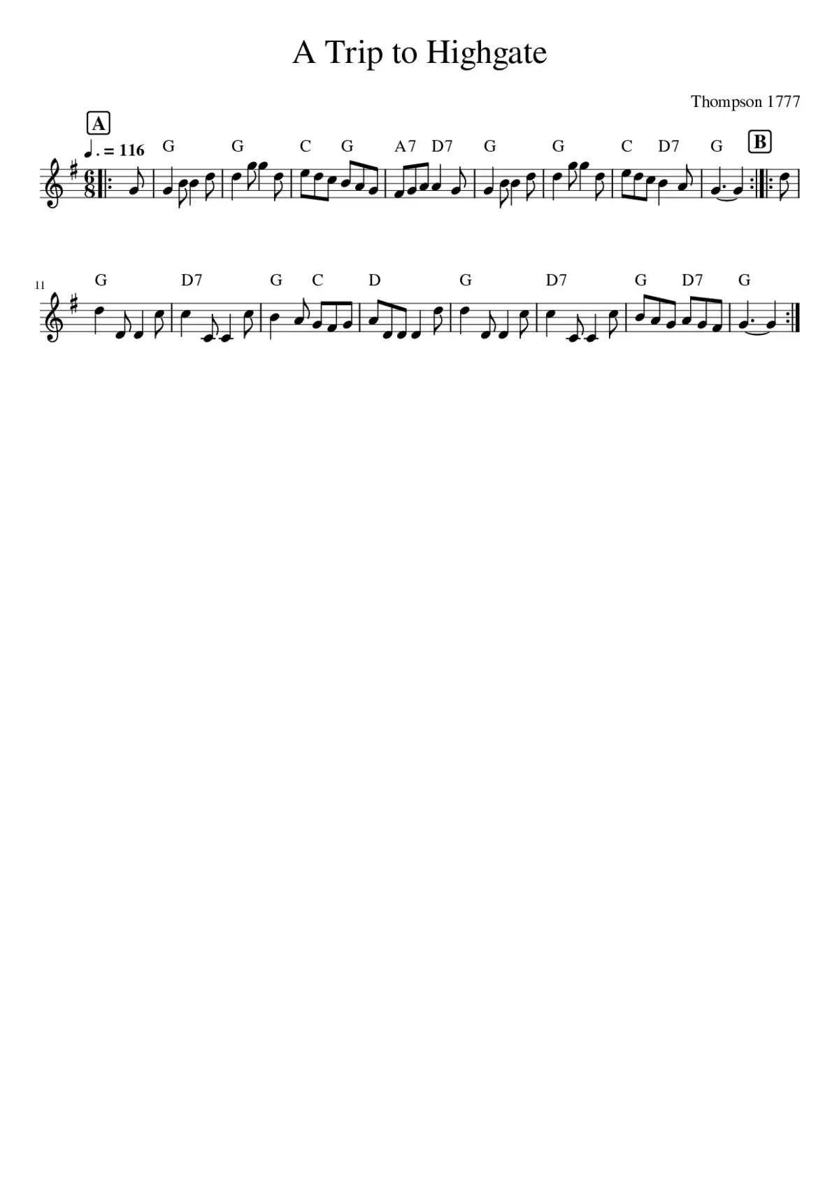 A Trip to Highgate - Page 1