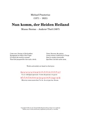 Nun komm der Heiden Heiland a 8