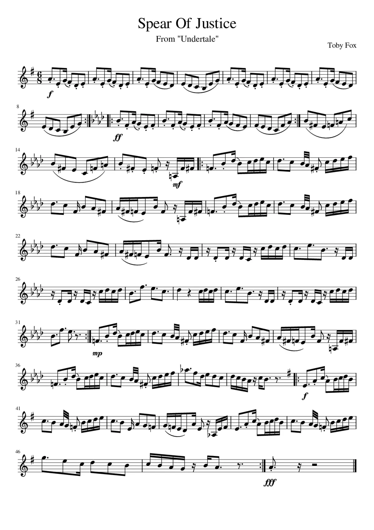 Spear of Justice - Page 1