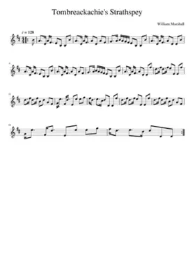 Tombreackachie's Strathspey