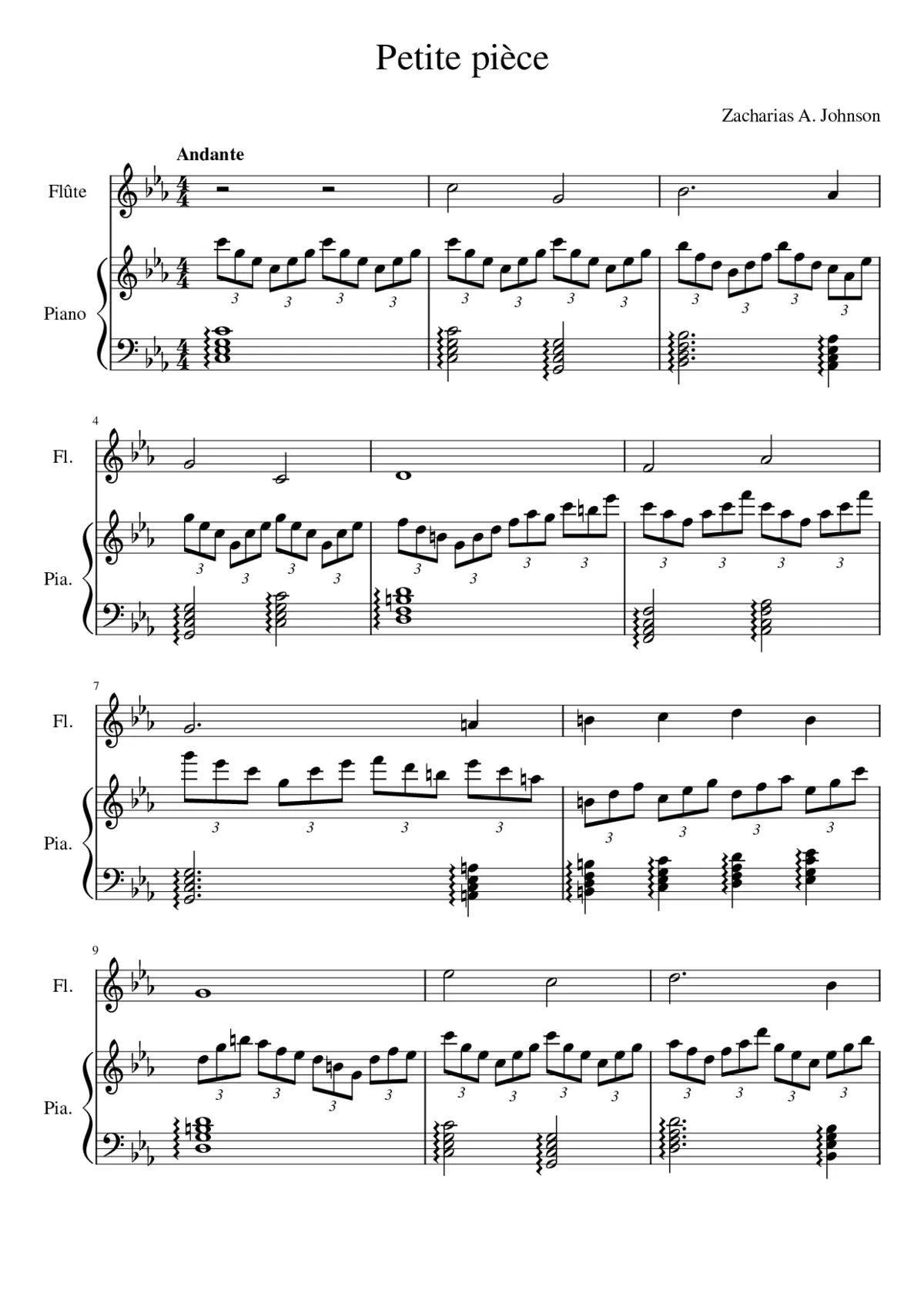 Petite pièce - Page 1