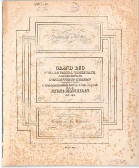 Grand Duo for Piano Four-Hands sur des motifs d'Euryanthe et d'Oberon