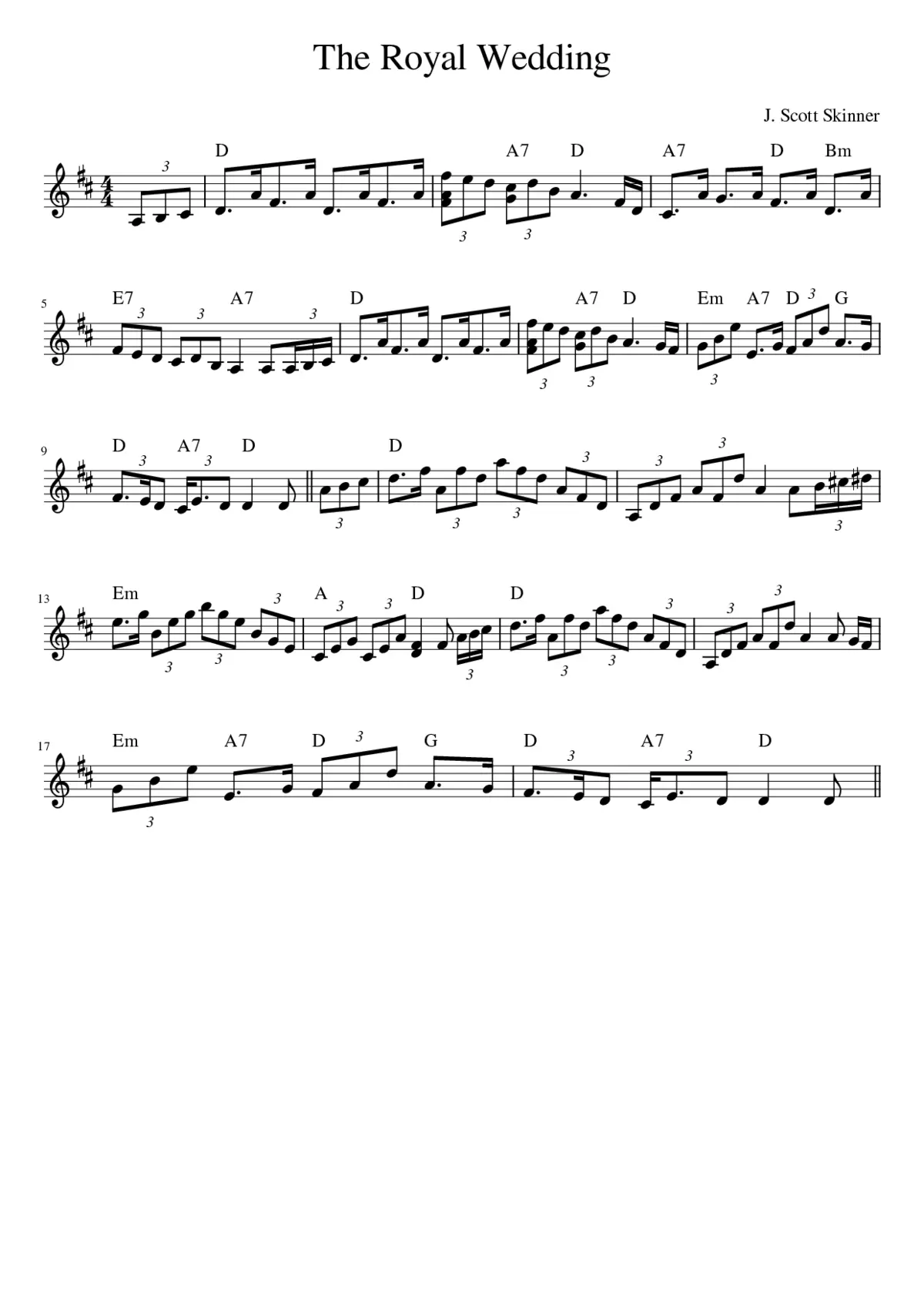 The Royal Wedding - Page 1