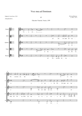 Voce mea ad Dominum a 5
