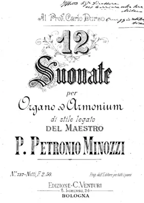 12 Suonate per Organo o Armonium