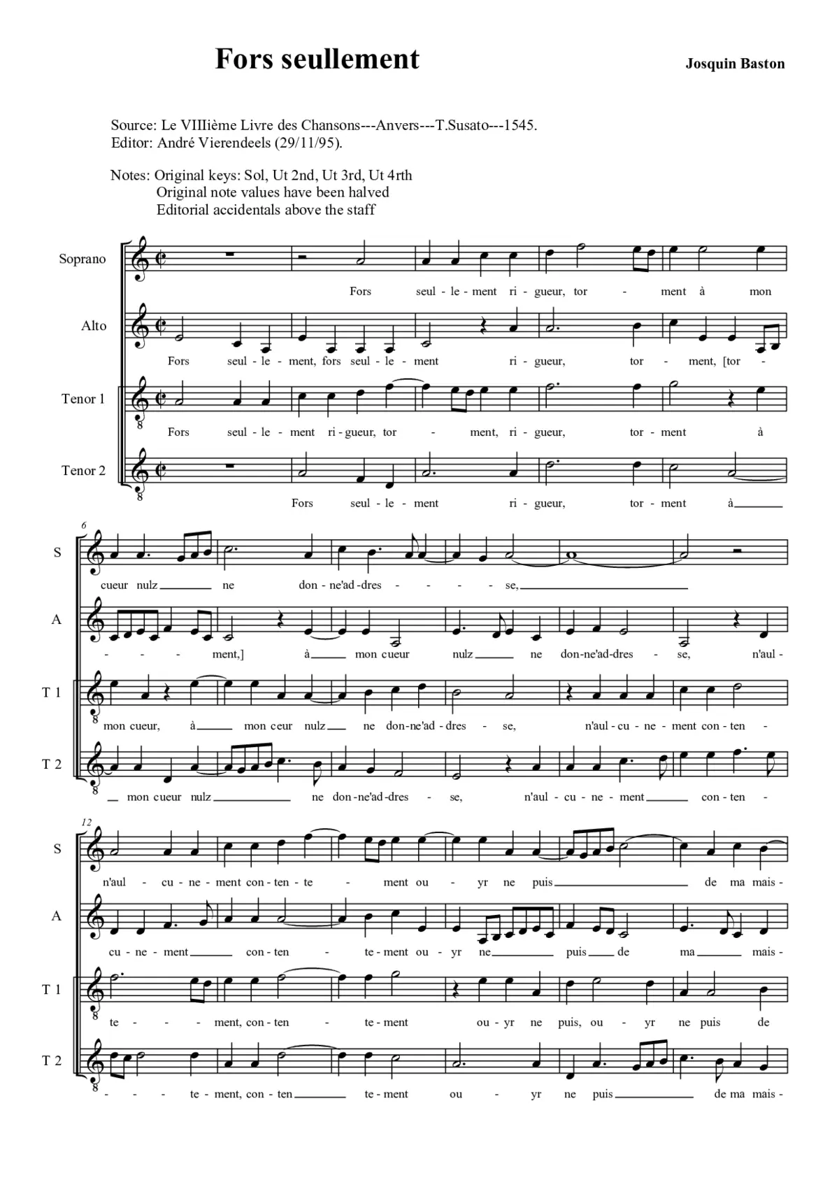 Fors seullement - Page 1