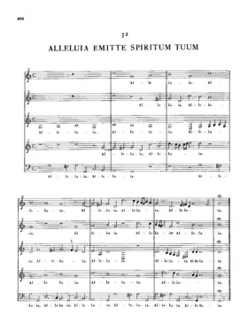 Alleluia. Emitte Spiritum tuum