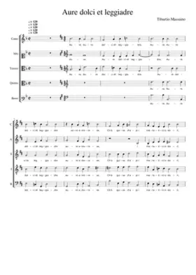 Aure dolci et leggiadre