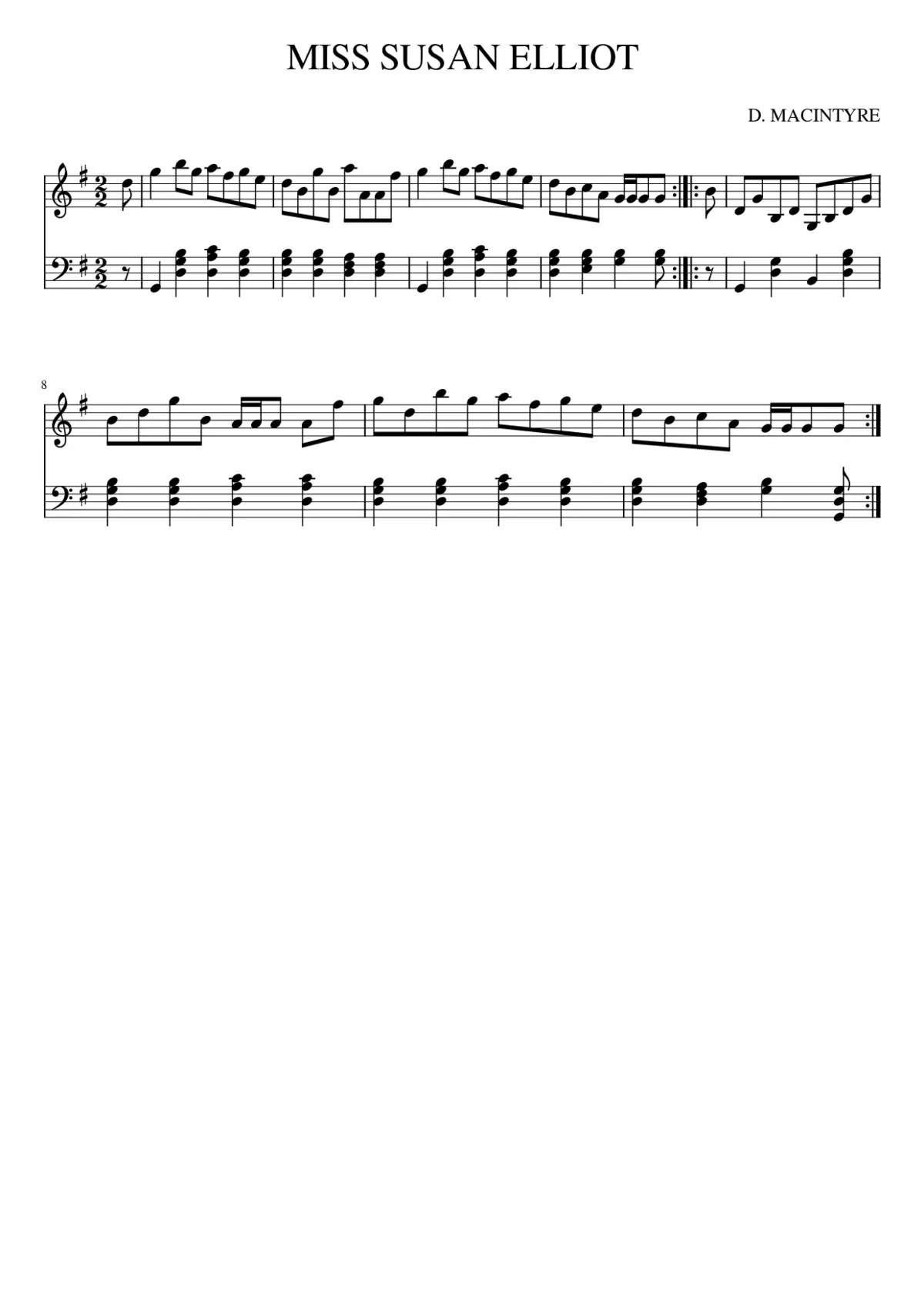 MISS SUSAN ELLIOT - Page 1