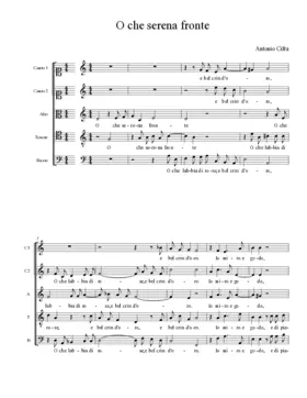 O che serena fronte