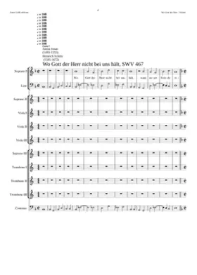 Wo Gott der Herr nicht bei uns hält SWV 467