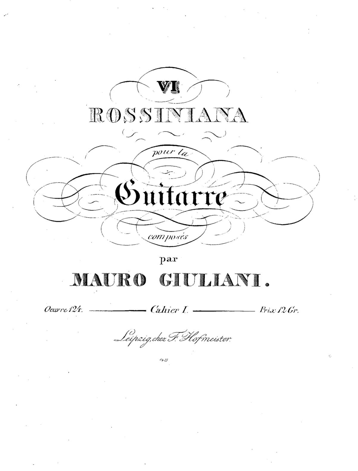 Rossiniana No 6 - Page 1