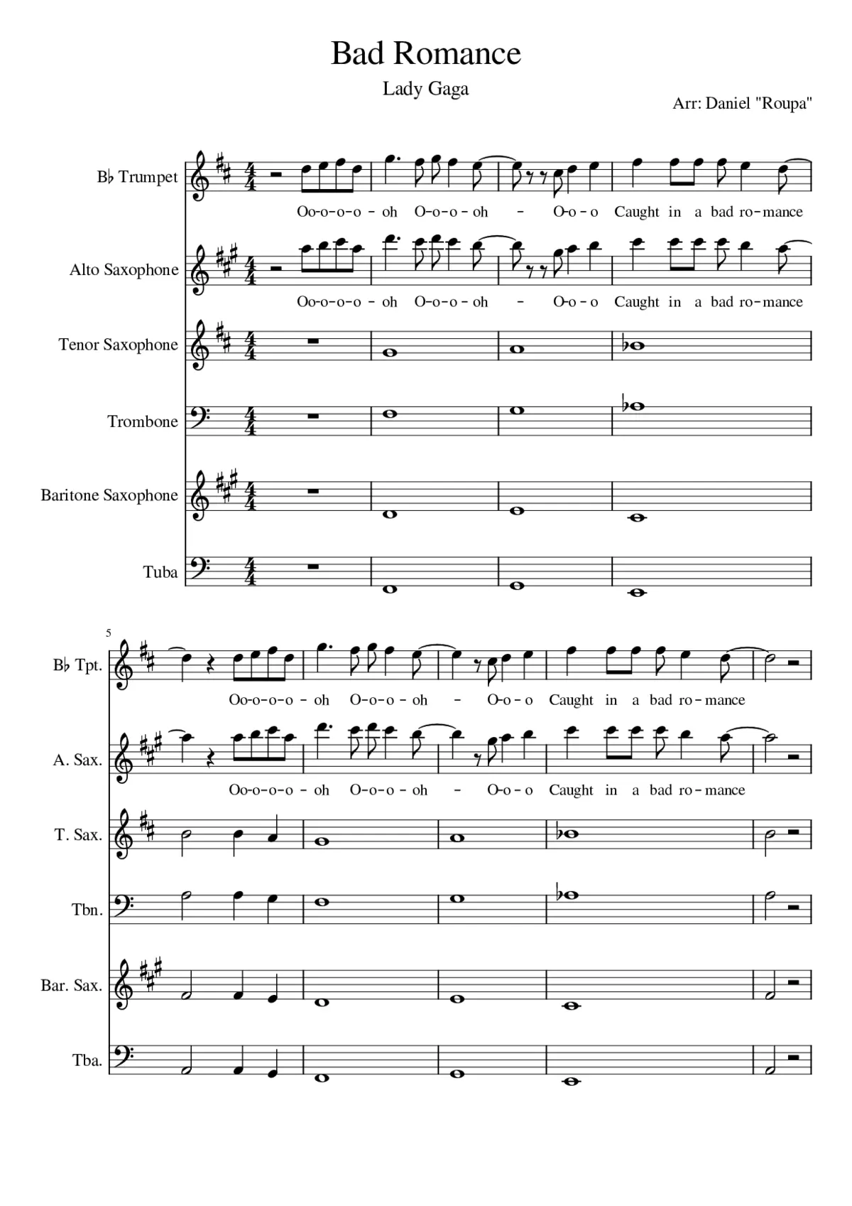 bad romance - Page 1