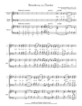 Benedictus es, Domine