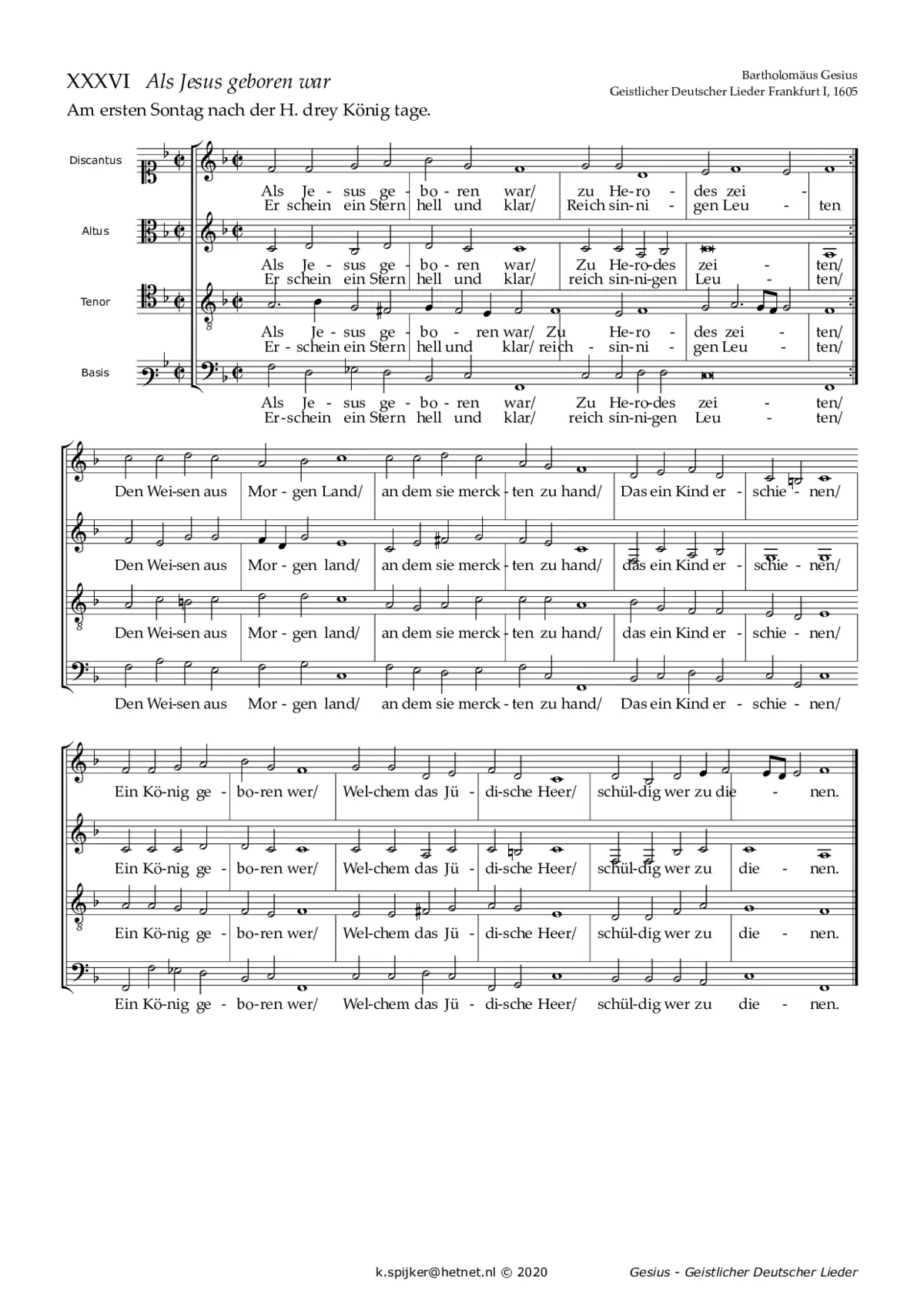 Als Jesus geboren war - Page 1